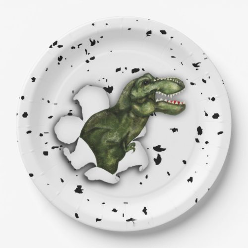 T_Rex Dinosaur Birthday Party Paper Plates