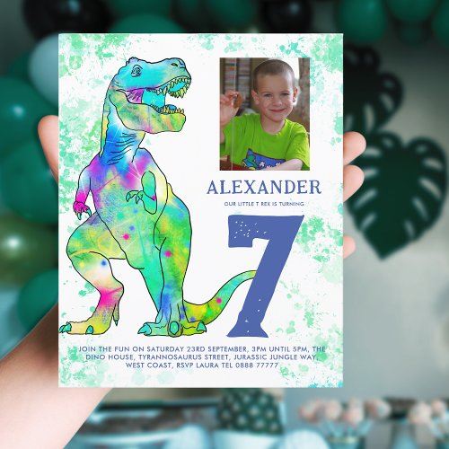 T_Rex Dinosaur Birthday Party Photo Budget