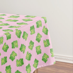 T-Rex Dinosaur Birthday Party Pink Tablecloth