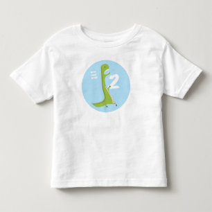 T-Rex Dinosaur Birthday Shirt 2nd Birthday