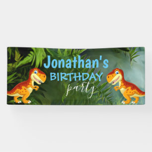 T REX Dinosaur Boy  Banner