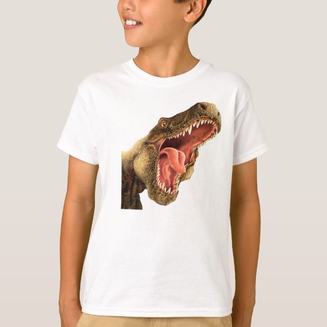 T-Rex Dinosaur Boy's T-shirt (Front)