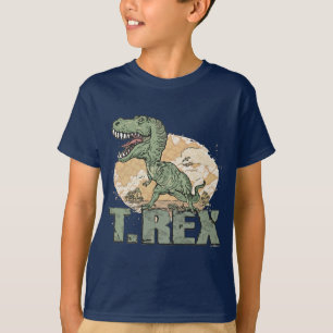 T. Rex Dinosaur by Mudge Studios T-Shirt