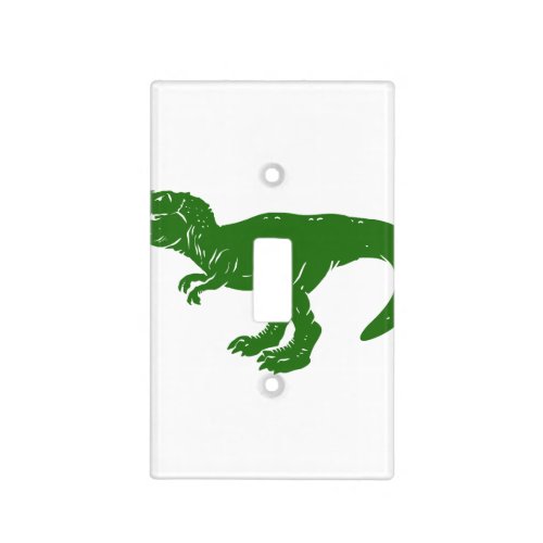 T rex dinosaur _ Choose background color Light Switch Cover