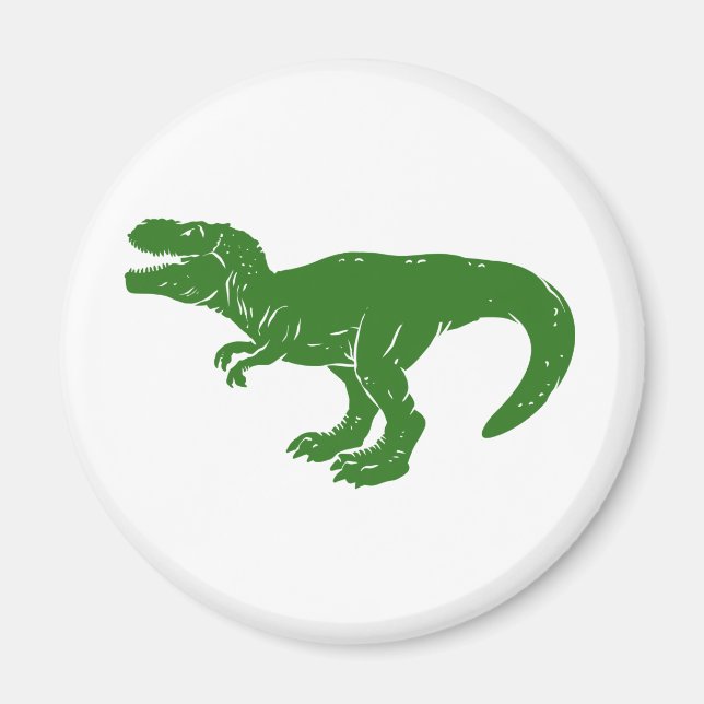 T rex dinosaur - Choose background color Magnet (Front)