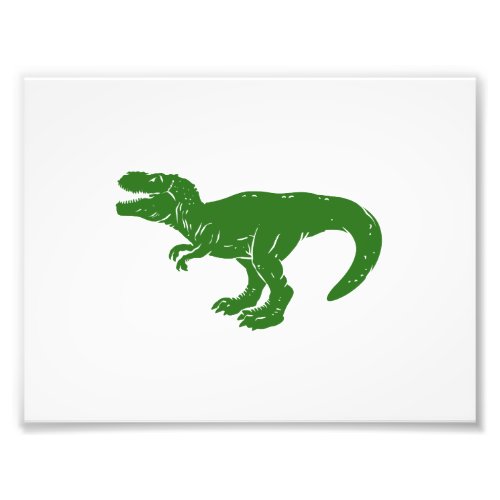 T rex dinosaur _ Choose background color Photo Print