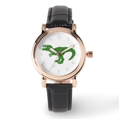 T rex dinosaur _ Choose background color Watch