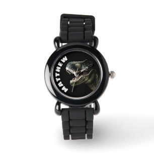 T-Rex Dinosaur Custom Name Watch
