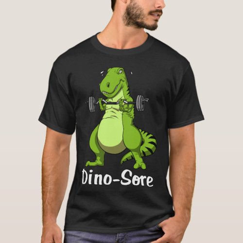 T_Rex Dinosaur Fitness Workout Gym Training T_Shirt