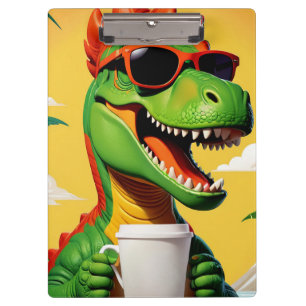 T-Rex Dinosaur Funny Clipboard