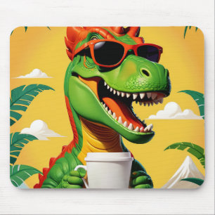 T-Rex Dinosaur Funny Mouse Pad