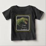 T-Rex Dinosaur Hanukkah Unisex Baby Outfit Baby T-Shirt<br><div class="desc">T-Rex</div>