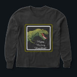T-Rex Dinosaur Hanukkah Unisex Sweatshirt Shirt<br><div class="desc">T-Rex</div>