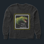 T-Rex Dinosaur Hanukkah Unisex Sweatshirt Shirt<br><div class="desc">T-Rex</div>