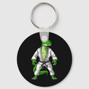 T-rex Dinosaur Jiu-jitsu Judo Karate Taekwondo Mar Keychain