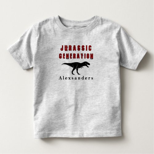 T Rex Dinosaur  Jurassic Generation Toddler T_shirt