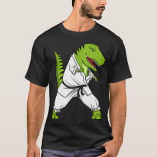 T-Rex Dinosaur Karate T-Shirt