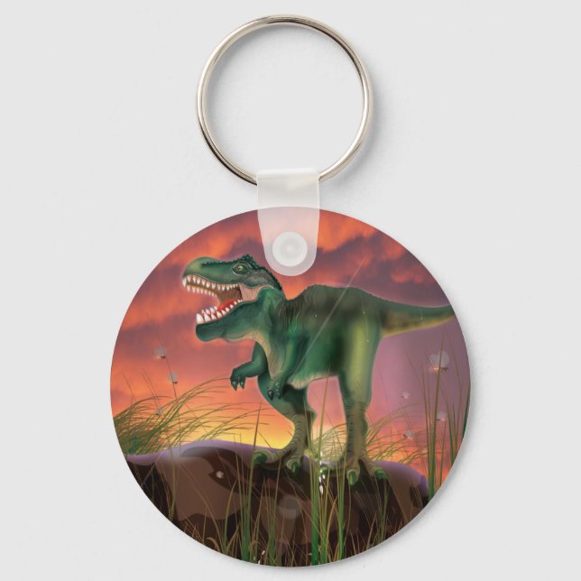 T-Rex Dinosaur Keychain (Front)