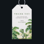 T-Rex Dinosaur Kids Birthday Gift Tags<br><div class="desc">More Cute Birthday Party Tags in The Little Bayleigh Store!</div>