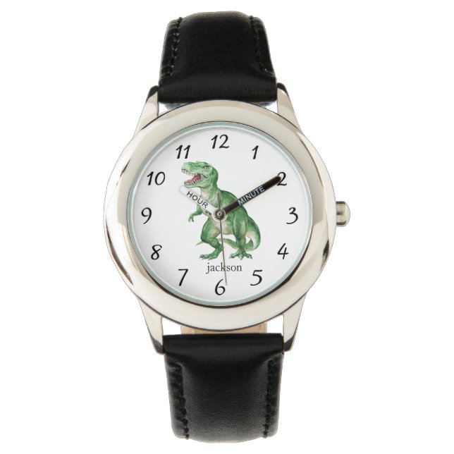 T Rex Dinosaur Kid's Watch (Front)