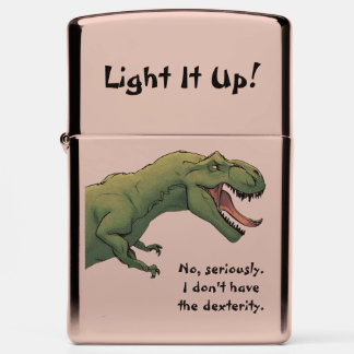 T-Rex Dinosaur Light it up Tyrannosaurus Zippo Lighter