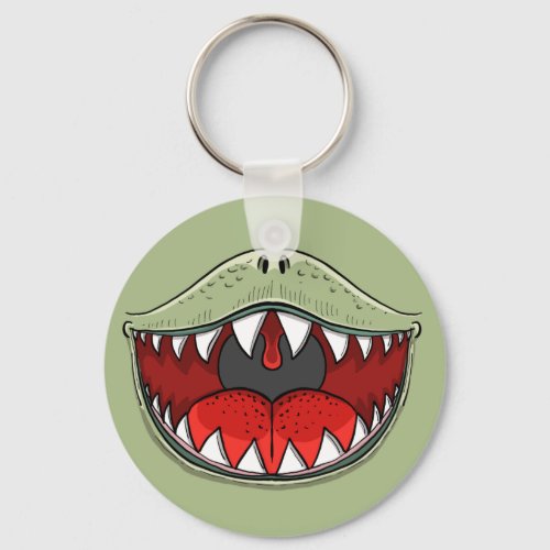 T_rex Dinosaur Mouth Kids Cartoon Keychain