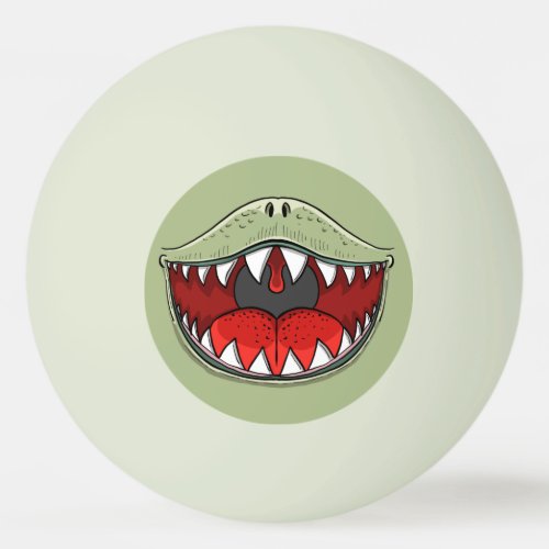 T_rex Dinosaur Mouth Kids Cartoon Ping Pong Ball
