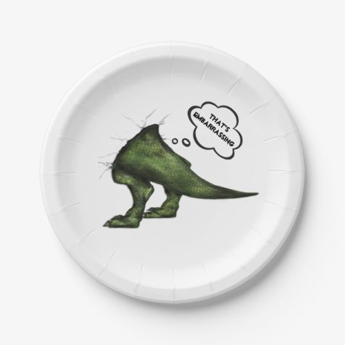 T_Rex Dinosaur Party Paper Plates