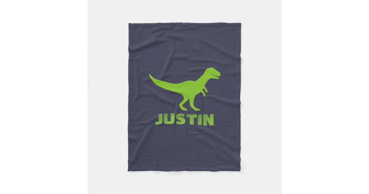 Dinosaur T rex Pattern Print Hooded Blanket