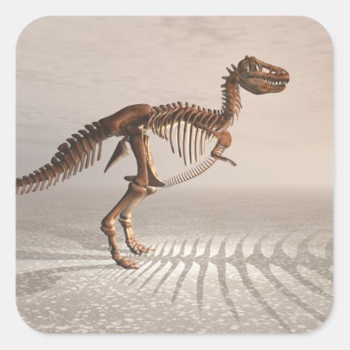 T rex Dinosaur Skeleton stickers