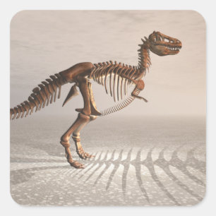 T. rex Dinosaur Skeleton stickers