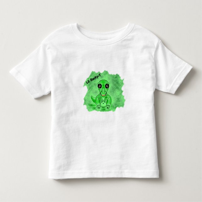 t-rex dinosaur t-shirt for boys 2T (Front)