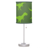 T rex dinosaur table lamp decor for boys bedroom (Left)