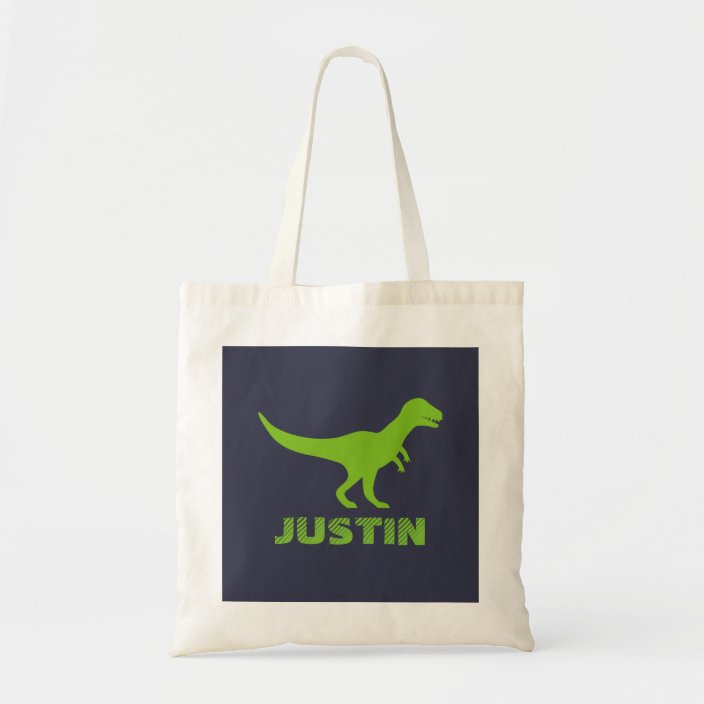 dinosaur tote bag