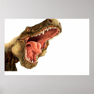T Rex Dinosaur Wall Mural Poster Kids Room
