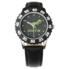 T rex dinosaur watch personalized with kids name
