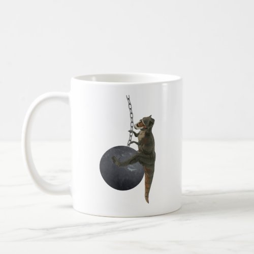 T_Rex Dinosaur Wrecking Ball  Coffee Mug