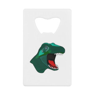 T Rex Dinossaur Credit Card Bottle Opener