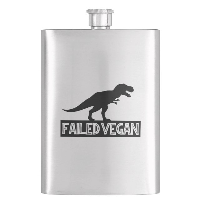 T-Rex Failed Vegan Flask (Front)