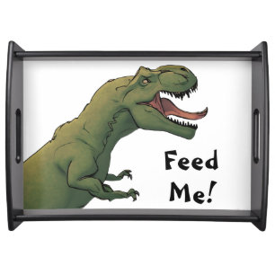 T-Rex Feed Me! Dinosaur Tyrannosaurus Serving Tray