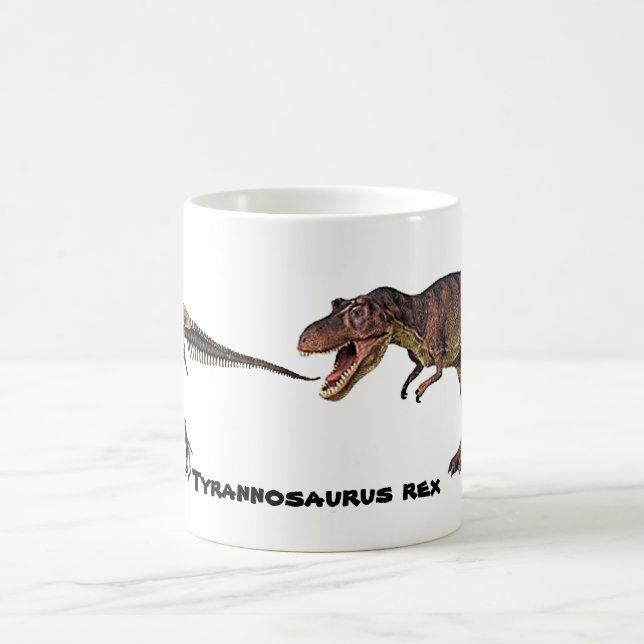T-rex Flesh-n-Bone,Mug Coffee Mug (Center)