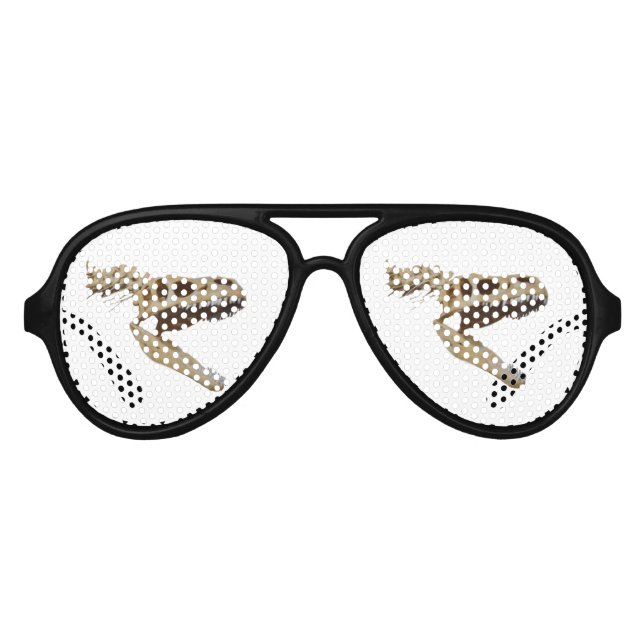 T-rex,_Fun_Party_Sunglasses. Aviator Sunglasses (Front)