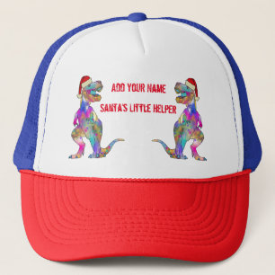 T Rex Funny Christmas Funky Dinosaur ironic Slogan Trucker Hat