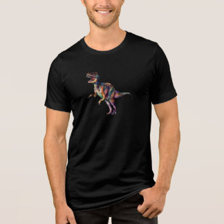 T-Rex Fusion of Art and Style: Unisex T-Shirt Tri-Blend Shirt