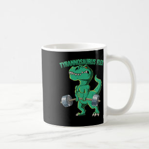 T-rex Gym Bodybuilding Tyrannosaurus Flex  Coffee Mug
