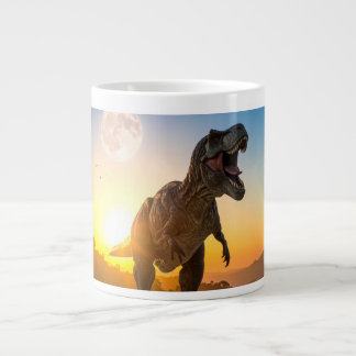 T-Rex Hoodie – Roaring Dinosaur Giant Coffee Mug