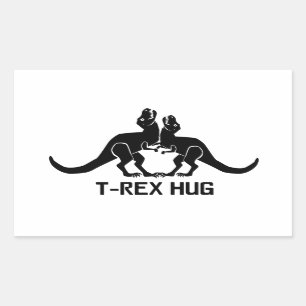 T-Rex Hug Sticker