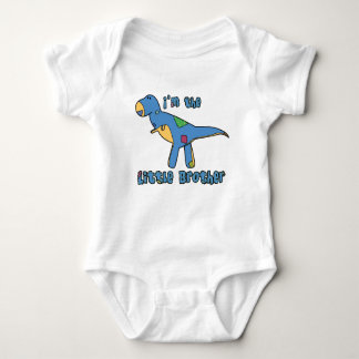 T-Rex I'm the Little Brother Apparel Baby Bodysuit