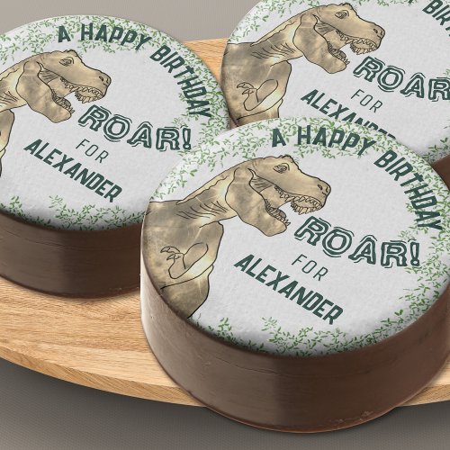 T_Rex Jungle Roar Dinosaur Birthday Party  Chocolate Covered Oreo