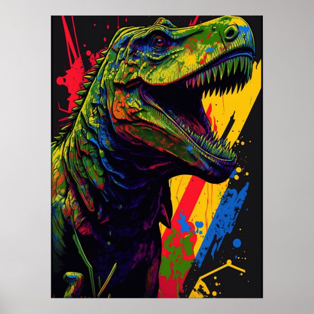  T Rex Jurassic  Poster (Front)